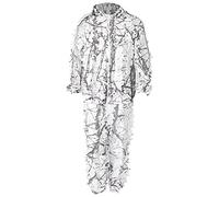 Teror 3D Leaf Suit,Snow Wild Camouflage Ghillie Suit 3D Leaf Jackets and Pants Set Clothes for Hunting