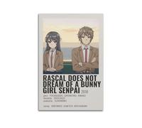 Terp Rascal Does Not Dream of A Bunny Girl Senpai Poster Wall Art Poster Gift For Friend Bed Room Living Room Decor Modern Aesthetic Unframe-style 12x18inch(30x45cm)