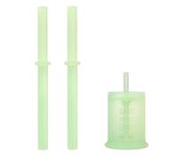 TERPINK 2 Packs Replacement Straws Compatible with Olababy 5 oz Silicone Training Cup, Soft Silicone Straw (Only Straws) (Kiwi)