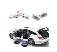 (TERRA(2018), Pattern 1) 2pcs LED Car Door Logo Welcome Light Shadow Lamp For Nissan Teana MAXIMA