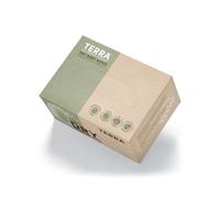 Terra Bamboo Dry Baby Wipes: Biodegradable Bamboo Fiber Wipes, Unscented, Sensitive Skin, 1 Pack of 48