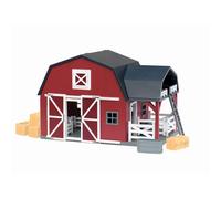 Terra By Battat - 20 Pcs Wooden Animal Barn Toy - Farm Toy Set - Prete