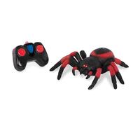 Terra by Battat Rc Spider : Tarantula with Infrared Remote, Rc Spider (red) | 2-Piece Set with 1 tarantula spider and 1 remote control; LED eyes, left/right/forward movement, 360° spin, Animals; 6+ Years