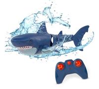 Terra by Battat - Remote Control Shark Toy for Bath & Pool Play - Electronic Great White Shark with Realistic Movement - Water Fun for Kids 6+ Years