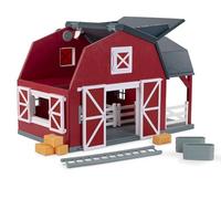 Terra By Battat - 20 Pcs Wooden Animal Barn Toy - Farm Toy Set - Prete