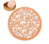 Terra Cotta Bread Warmer, 12 Inch Round Terracotta Stone Bread Keeper | Ideal for Tortillas, Buns | Christmas and Housewarming Gift for Bakers (12 Inch)