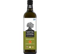 Terra Creta Extra Virgin Olive Oil 1L - Cold Extraction Greek Extra Virgin Olive Oil - 100% Natural, First Cold Extraction, Premium Quality for Salads & Cooking