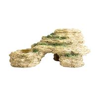 Terra Della, Stone Pool 2 24.5x15x11.5cm, Made of Polyester Resin, Harmless and Non-fading, with Platform for Sunbathing & Shelter, True to the Reality