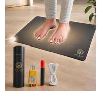 Terra Grounding Mat for Feet, 24x16", Outlet & Pen Tested, No PEMF or Power