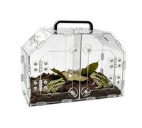 Terra Guard - Escape Proof Clear Reptile Tank, Breathable Turtle Enclosure, Professional Breeding Box for Geckos & Bearded Dragons, Pet Supplies, High Visibility Acrylic Crystal Single Unit