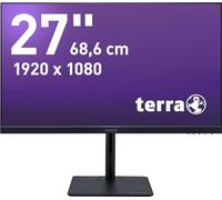 Terra LCD 2727W HA V2 Black 27 Inch HDMI DisplayPort USB-C Greenline Plus AMD FreeSync Full HD Resolution 27 Inch Display Black Frameless Design Height Adjustable