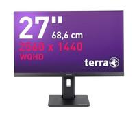 Terra LCD/LED 2772W PV Black Monitor with USB-C DisplayPort HDMI 27" Screen Diagonal 2560 x 1440 (WQHD) IPS Screen Resolution Pivot VESA