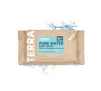 TERRA NZ Pure Water Baby Wipes - 99.7% Pure New Zealand Water - 100% Biodegradable Bamboo - Fragrance Free for Sensitive Skin (1 Pack of 70 Wipes)
