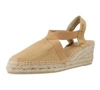 Toni Pons TER | Honey Linen | Womens Wedge Pull On Espadrille Shoes 3.5 Honey