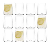 Terra Tumbler Glasses - 360ml - Clear - Pack of 12 LAV Clear One Size
