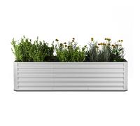 Terrabox 240x100x60 cm Raised Bed Silver
