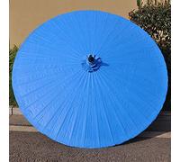 Terrace Garden 2m Waterproof Oil Paper Umbrella For Beach Balcony Market, Portable With Storage Bag (yellow)