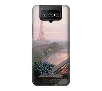 Terrace in Paris Eifel Case Cover For ASUS ZenFone 7 Pro
