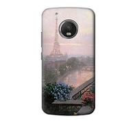Terrace in Paris Eifel Case Cover For Motorola Moto G5 Plus