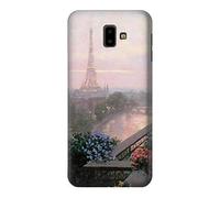 Terrace in Paris Eifel Case Cover For Samsung Galaxy J6+ (2018), J6 Plus (2018)