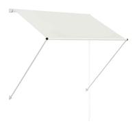 vidaXL Retractable Awning 200x150cm Cream Garden Window Door Canopy Sun Screen