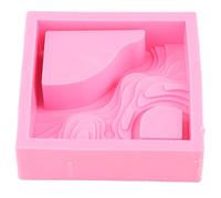 Terraced Field Shaped Silicone Mold for Flower Pot, Reusable DIY Planter Mould with Soft Flexible Design, for Cement Gypsum Soap Resin Crafts and Garden Decor