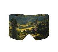 Terraced Fields in Bali Print Print Soft Eye and Ear Muffs for Adults Sleeping Protection Cover for Travel Nap Relief