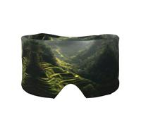 Terraced Fields in Bali Print Print Soft Eye and Ear Muffs for Adults Sleeping Protection Cover for Travel Nap Relief