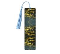 Terraced Fields in Bali Print Wooden Bookmark â€“ Ideal Book Lovers with Tassel for Hardcover Books, Notebooks