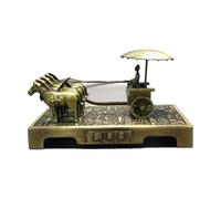 Terracotta Army Chariot Sculpture, Alloy Carriage Mini Statue