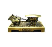 Terracotta Army Chariot Sculpture, Alloy Carriage Mini Statue