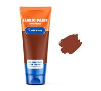 Terracotta Brown Fabric Paint 60 ml - Permanent Textile Paint for Clothes, Shoes & Denim | Water Based Jeans, Leather & Sneaker Paints | Washable Non-Toxic Fabric Dye for Cotton & Synthetic Fabrics
