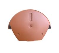 Terracotta Dry Verge Tile Round Ridge / Universal