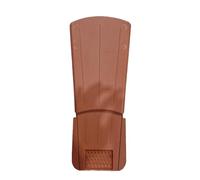 Terracotta Easy-Trim Universal Dry Verge System for Gable, Plastic & PVC Roof Tile End Caps (Pack of 10)