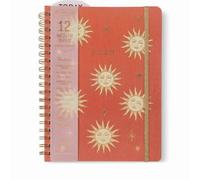 Terracotta Gold Stars Ringbound Diary 2026