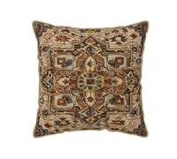 Terracotta Gold Vintage Velvet Pillow Covers 18x18 Inch Tan Brown Khaki Bohemian Tapestry Carpet Throw Pillows for Couch Soft Cushion Covers Pillowcase Aztec Boho Rug Pillow Cases for Bed Living Room