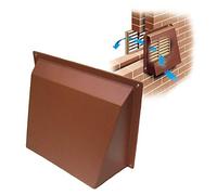 Terracotta Hooded Cowl 9" x 9" Vent Cover for Air Bricks Grilles Extractors