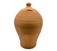 Terracotta Money Box, Height 35 cm, Traditional Design