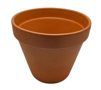 Terracotta Pot 33 x 30 cm - Handmade Plant and Flower Pot - Ideal for Balconies, Windows, Gardens - Handmade in Italy - Rustic Style