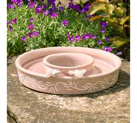 Terracotta Ring Bird Bath & Feeder