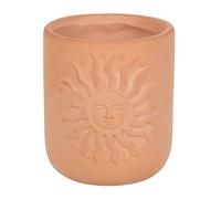 Something Different Terracotta Sun Plant Pot, Orange