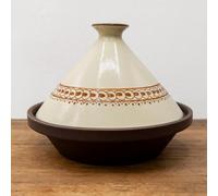 Terracotta Tajine XL 32 cm - Authentic Moroccan/Tunisian Ethnic Pot with Free Ebook 1504251000