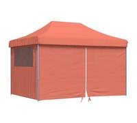 Foldable Party Tent Pop-Up with 4 Sidewalls Patio Gazebo Canopy Shelter vidaXL