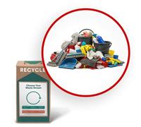 TerraCycle 28L Recycling Box Cloths Floor And Scouring Pads Eco Friendly Waste Disposal For Commercial Cleaning Free Delivery And Collection