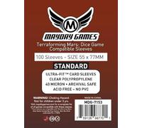 Terraforming Mars: Dice Game Compatible Standard Card Sleeves (55 x 77mm)