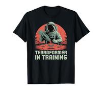 Terraforming Space Colonist for Mars, Venus, and Moon Garden T-Shirt