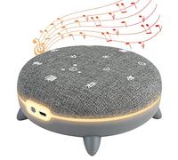 TERRAILLON - Zen Box, Relaxation aid, White Noise Machine with 7 Soothing Sounds, Music Streaming via Bluetooth, 8 Light atmospheres, 30-60-90 min Programs, USB-C