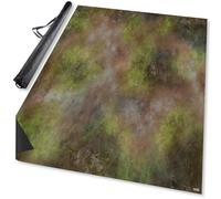 Terrain Crate 44" x 60" Fantasy Neoprene Gaming Mat | Rock & Scrub Battlefield | Compatible with Age of Sigmar, Warhammer: The Old World & Kings of War | Tournament Size | Includes Carry Bag