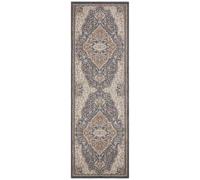 Terrain Designer Shortpile Black Blue Rug - 80X200 cm