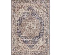 Terrain Designer Shortpile Cream Blue Rug - 120X170 cm